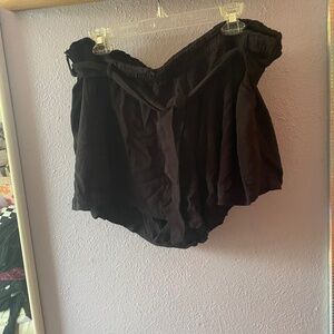 Arizona Jean Co. Black Drawstring Waistbag Shorts, Size XXL